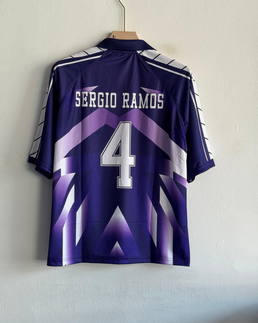 Real Madrid Away Jersey 1996 – Sergio Ramos #4 (Printed)