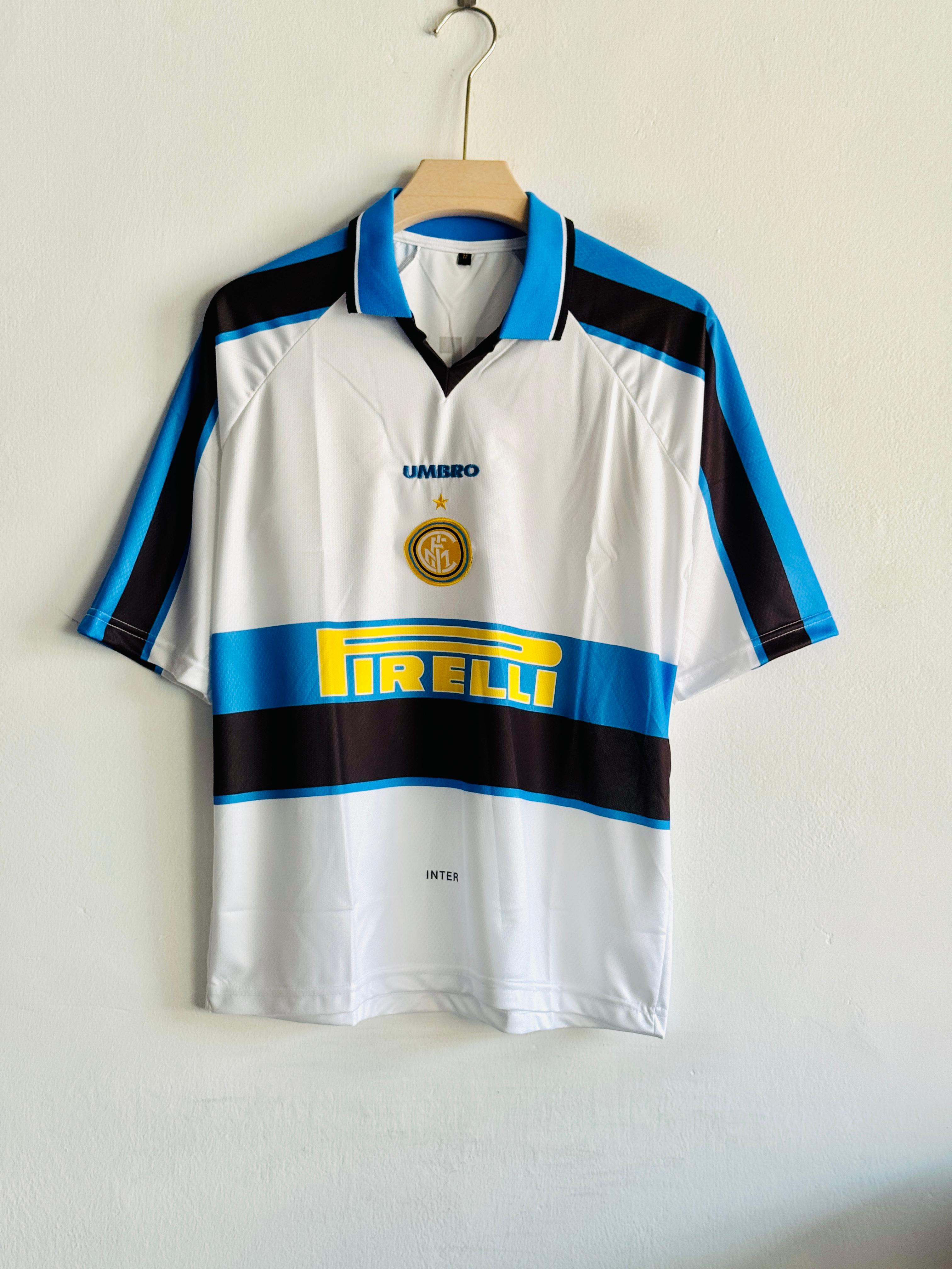 Inter Milan Away Jersey 1997/98 – Zanetti #4 (Embroidered)