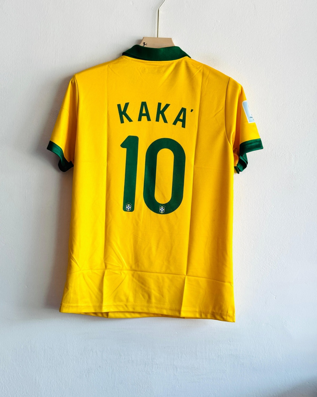 Brazil 2014 FIFA World Cup Home Jersey – Kaká #10 Edition (Embroided)