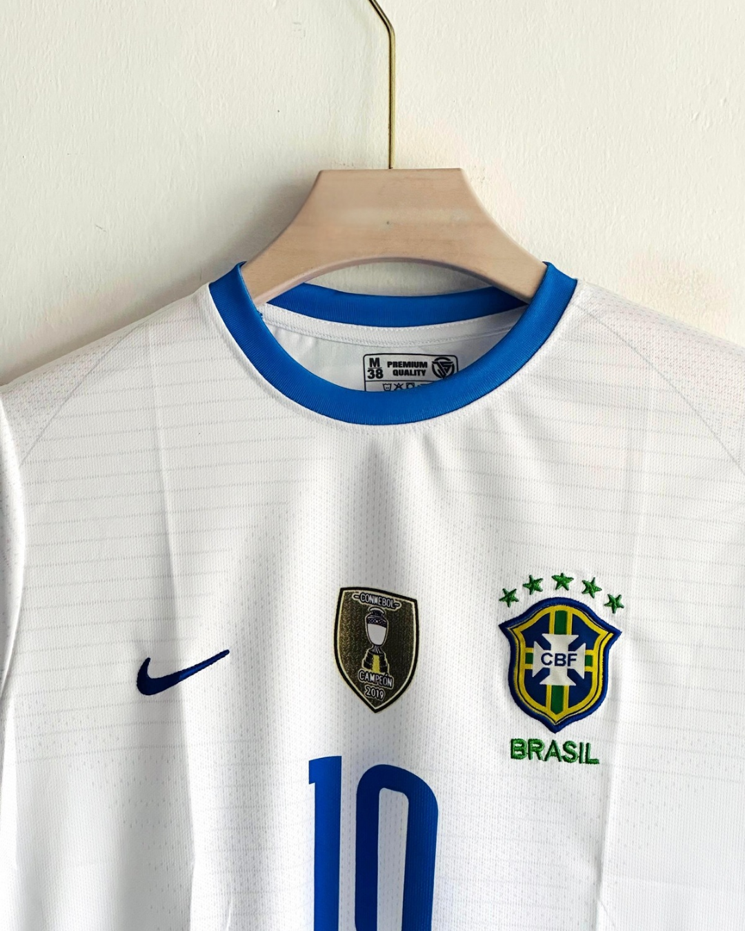 2019 Brazil Neymar Jr #10 Away Jersey – Copa America Edition  Description:
