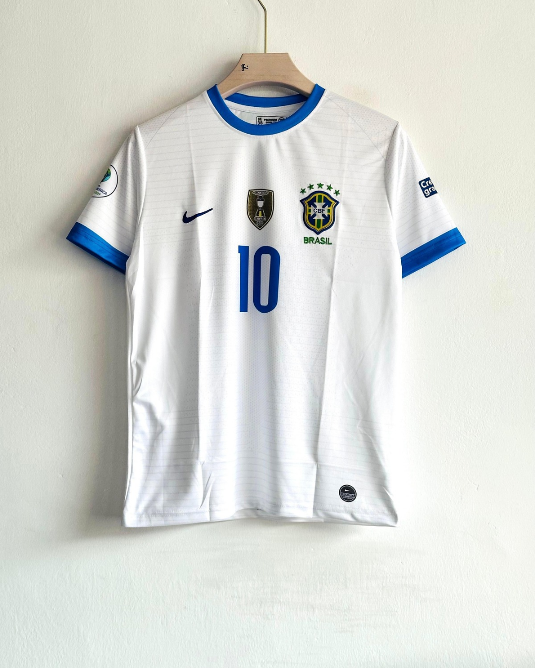 2019 Brazil Neymar Jr #10 Away Jersey – Copa America Edition  Description: