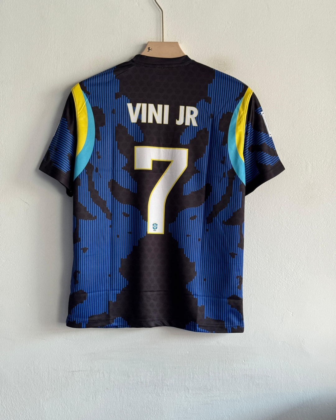 Brazil Black Concept Jersey (Printed logos)