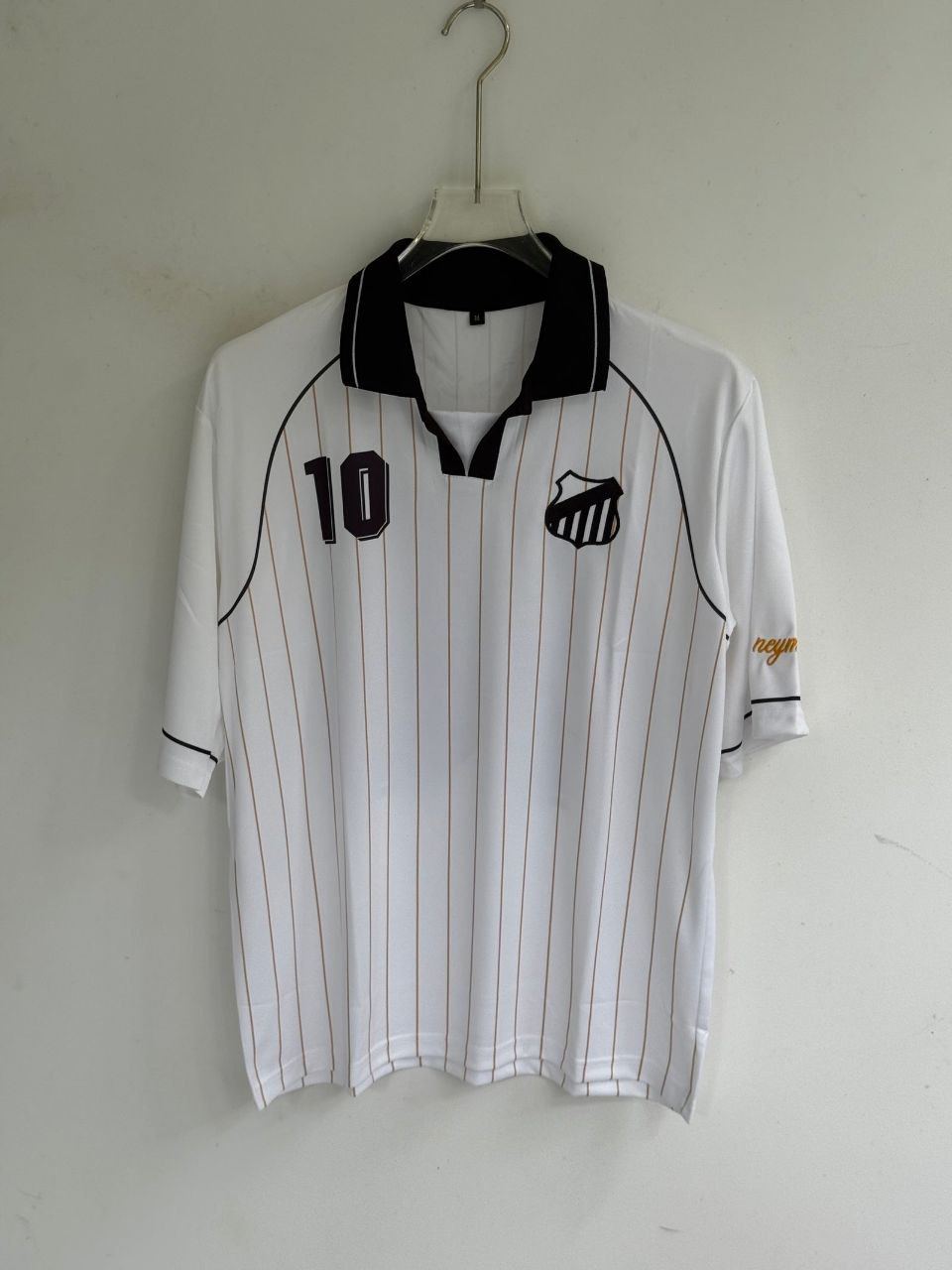 Santos FC White Retro Jersey (Printed logos)