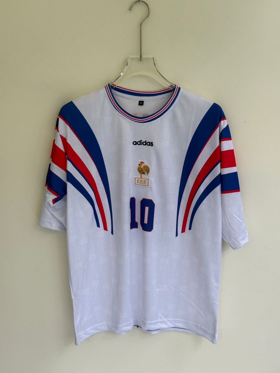 France 1994 Home Retro Jersey – Zidane 10 (Embroided)