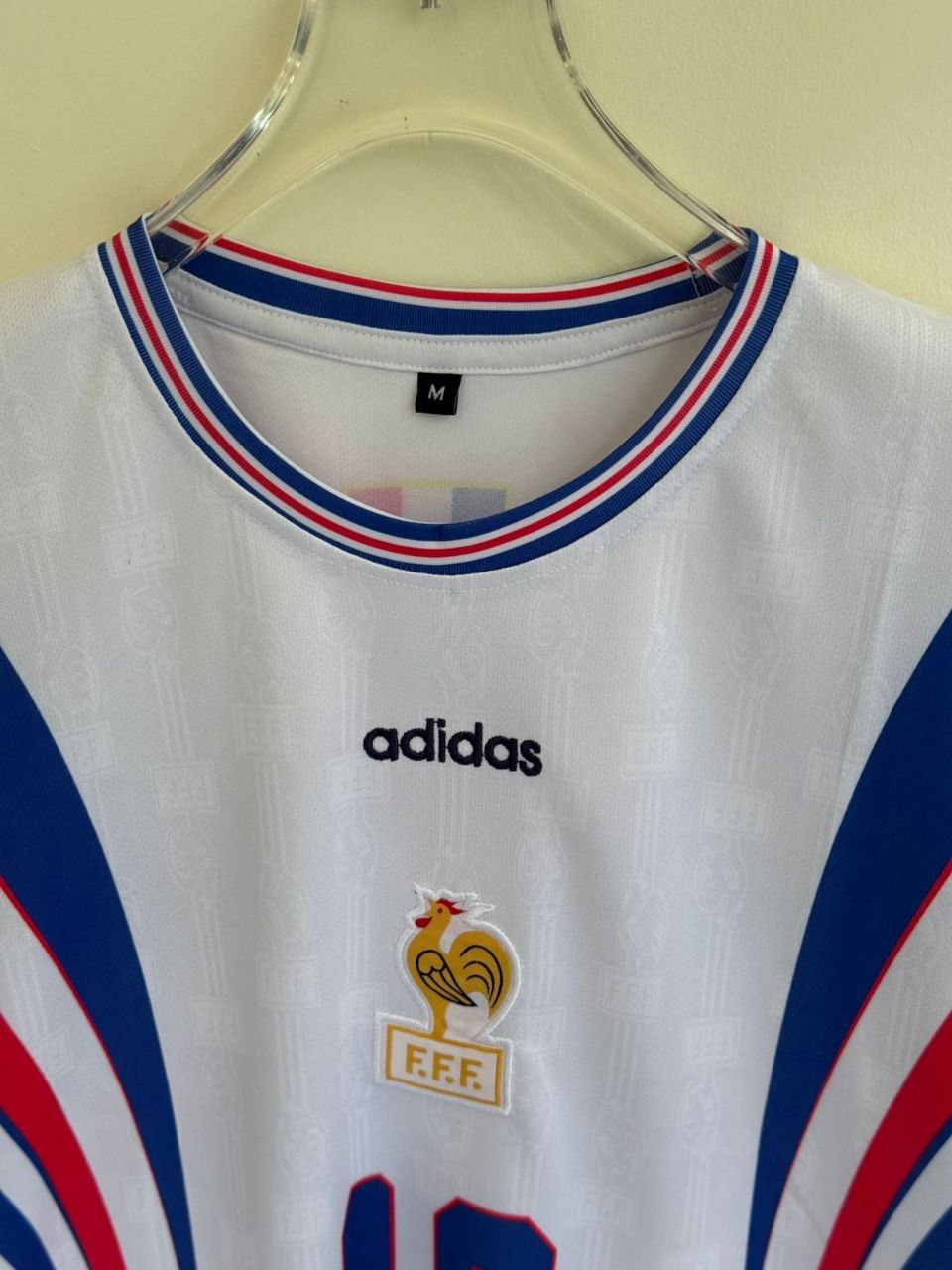 France 1994 Home Retro Jersey – Zidane 10 (Embroided)