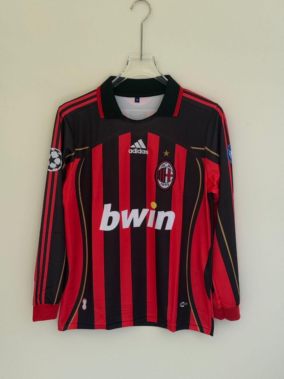 AC Milan 2010/11 Retro Long Sleeve Jersey (Embroided)