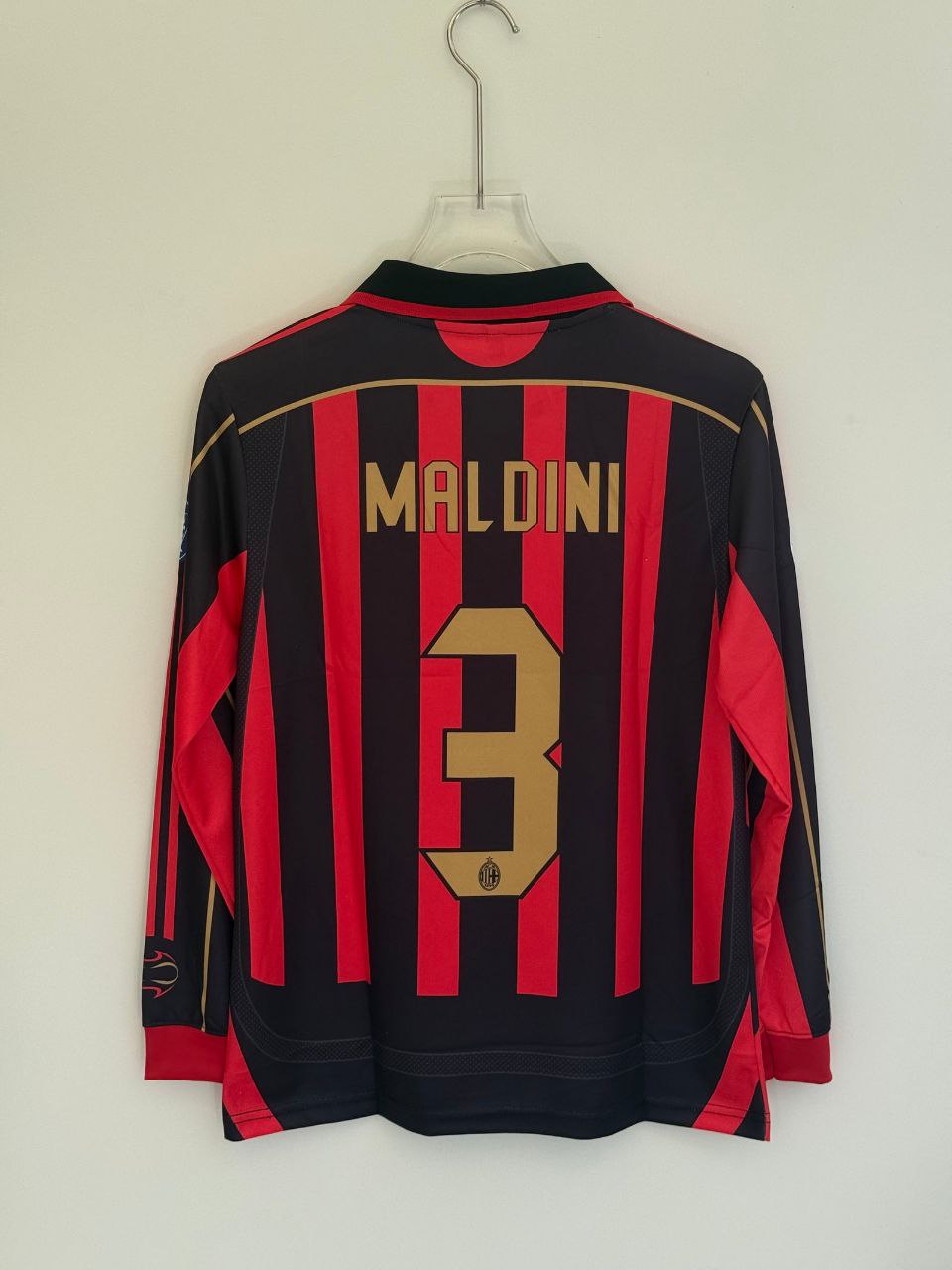 AC Milan 2010/11 Retro Long Sleeve Jersey (Embroided)