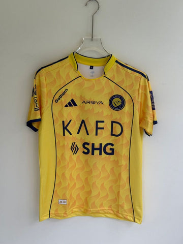 Al Nassr 2024/25 Home Jersey – Ronaldo 7 (Embroided)