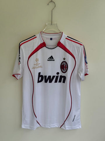 AC Milan 2006/07 UCL Final Away Jersey – Kaka 22 (Embroided)