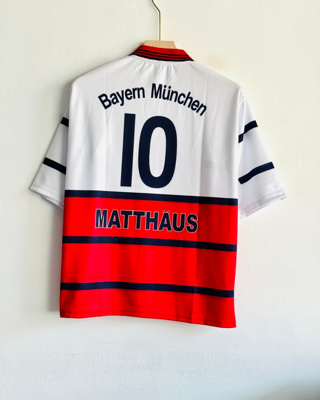 Bayern Munich 1997/98 Away Matthäus 10 Retro Jersey (Printed)