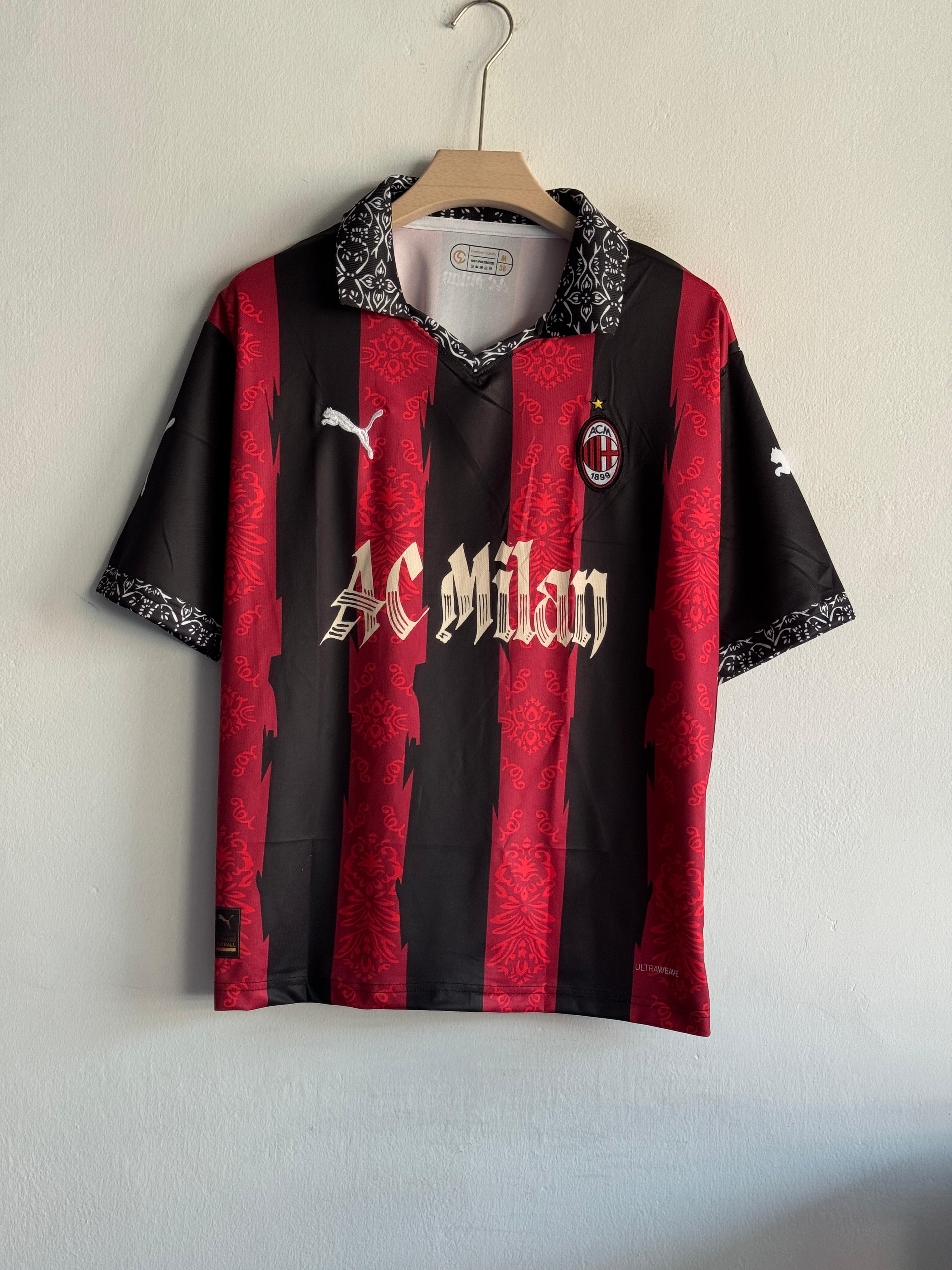 AC Milan 2025/26 Ronaldinho 80 Special Edition Jersey (Embroided)
