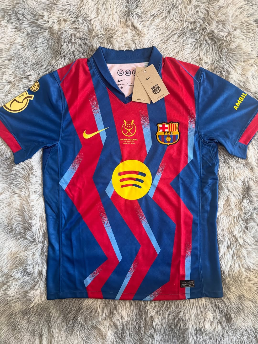 FC Barcelona Supercopa de España Final 2025 Jersey (Master Version)
