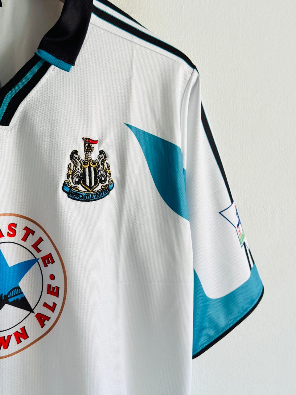 1997 Newcastle United Alan Shearer #9 Retro Home Jersey – Premier League Edition