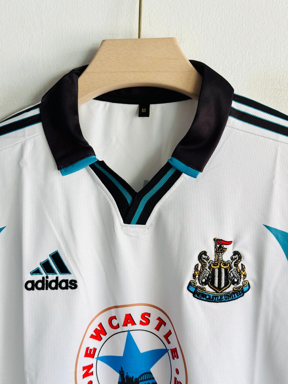 1997 Newcastle United Alan Shearer #9 Retro Home Jersey – Premier League Edition