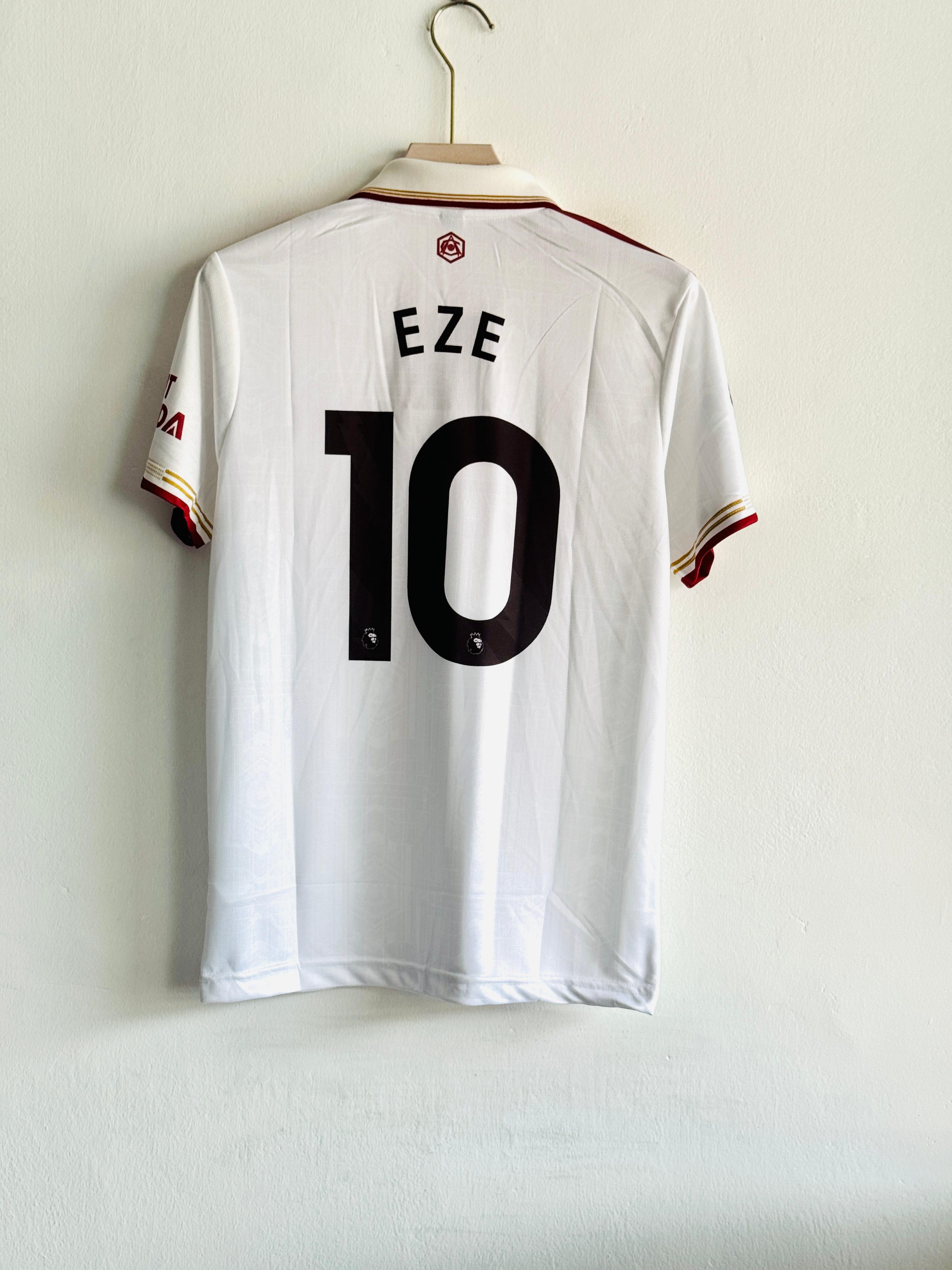 Arsenal White Special Edition Jersey – Eze 10 (Embroided)