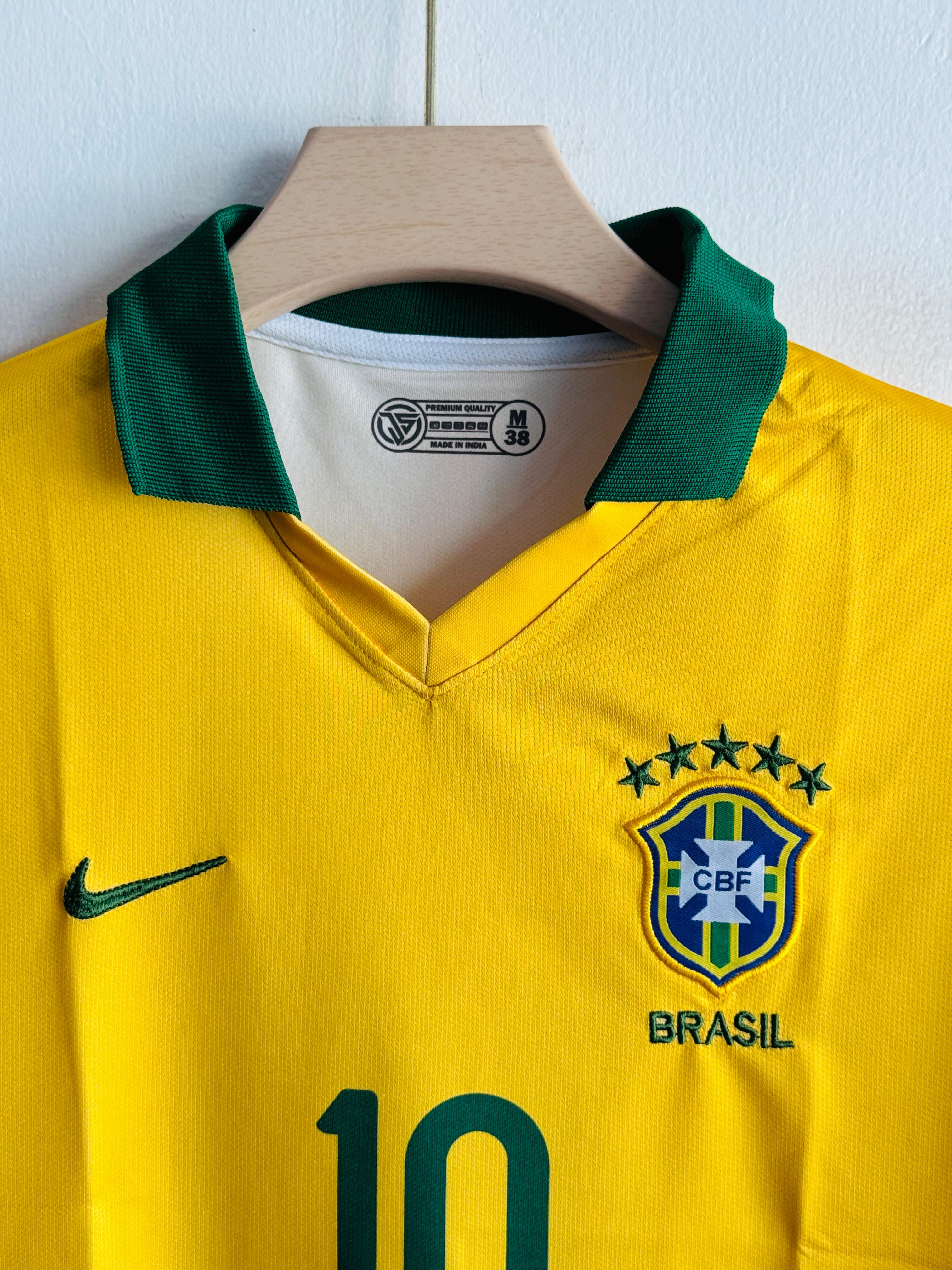 Brazil 2014 FIFA World Cup Home Jersey – Kaká #10 Edition (Embroided)