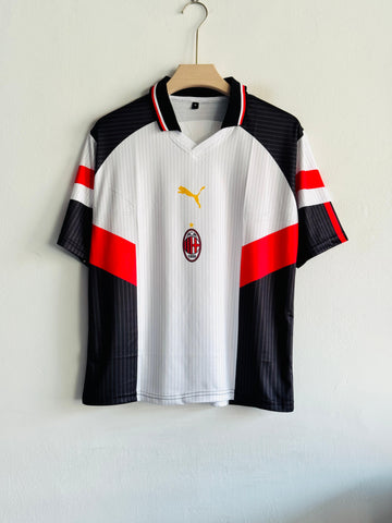 AC Milan Maldini #3 Five sleeve Jersey (Printed logos)