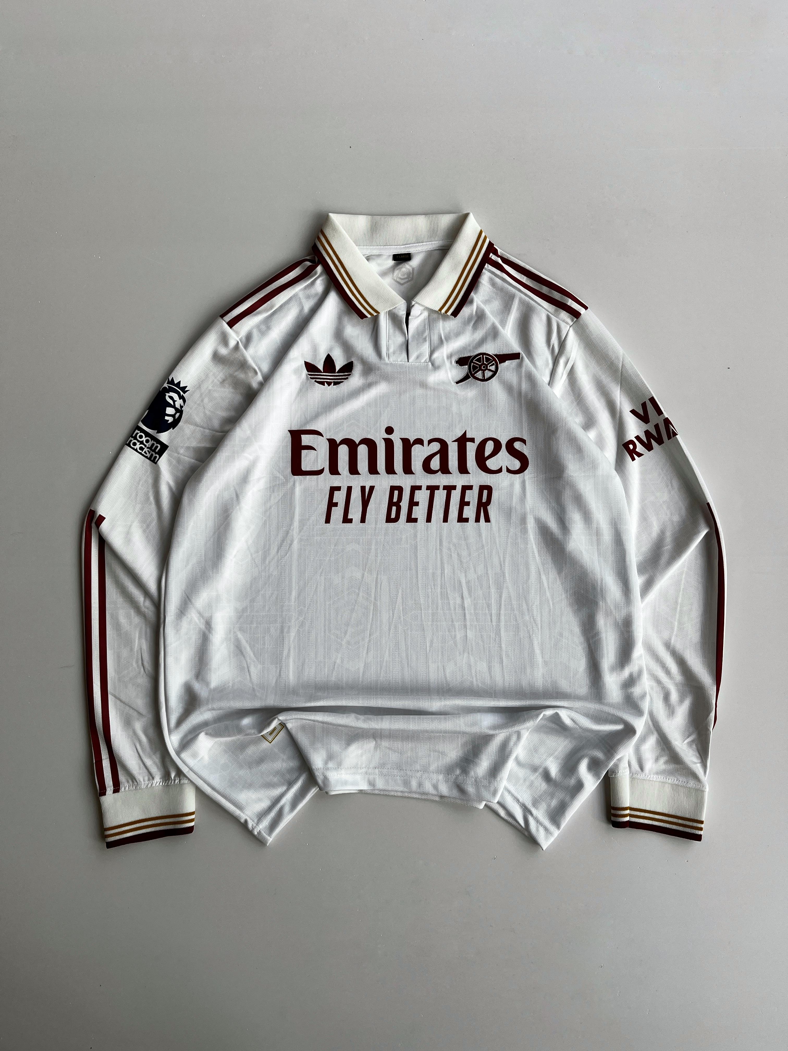 Arsenal Long Sleeve Home Jersey (Embroided)