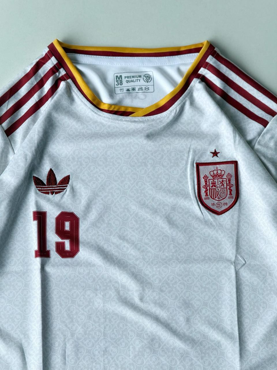 2026 Spain WC Away Jersey-Embroided logos