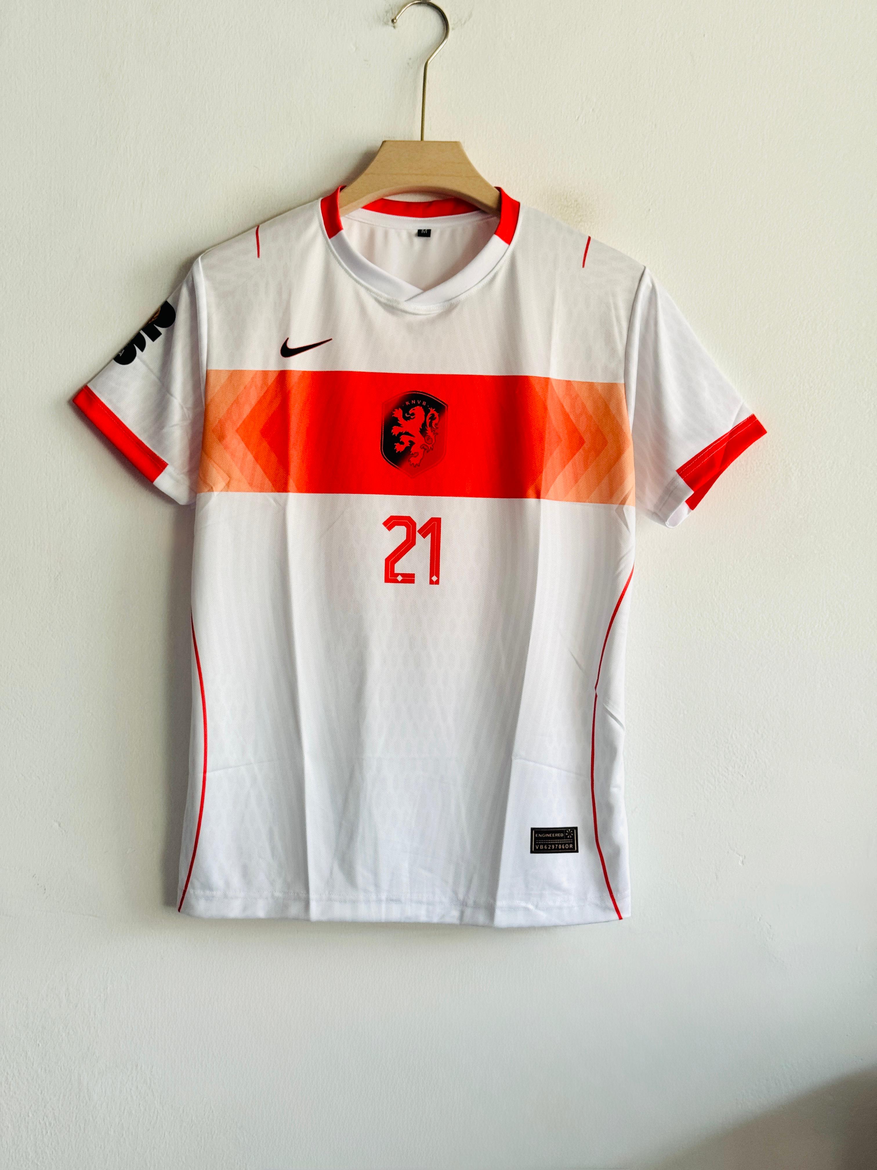 Netherlands Away Jersey – F. De Jong #21 (Printed)