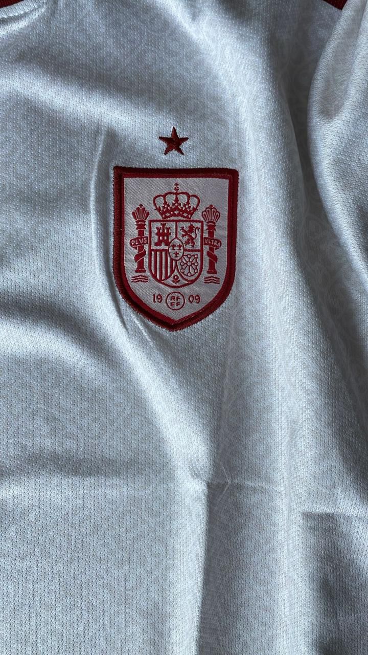 2026 Spain WC Away Jersey-Embroided logos