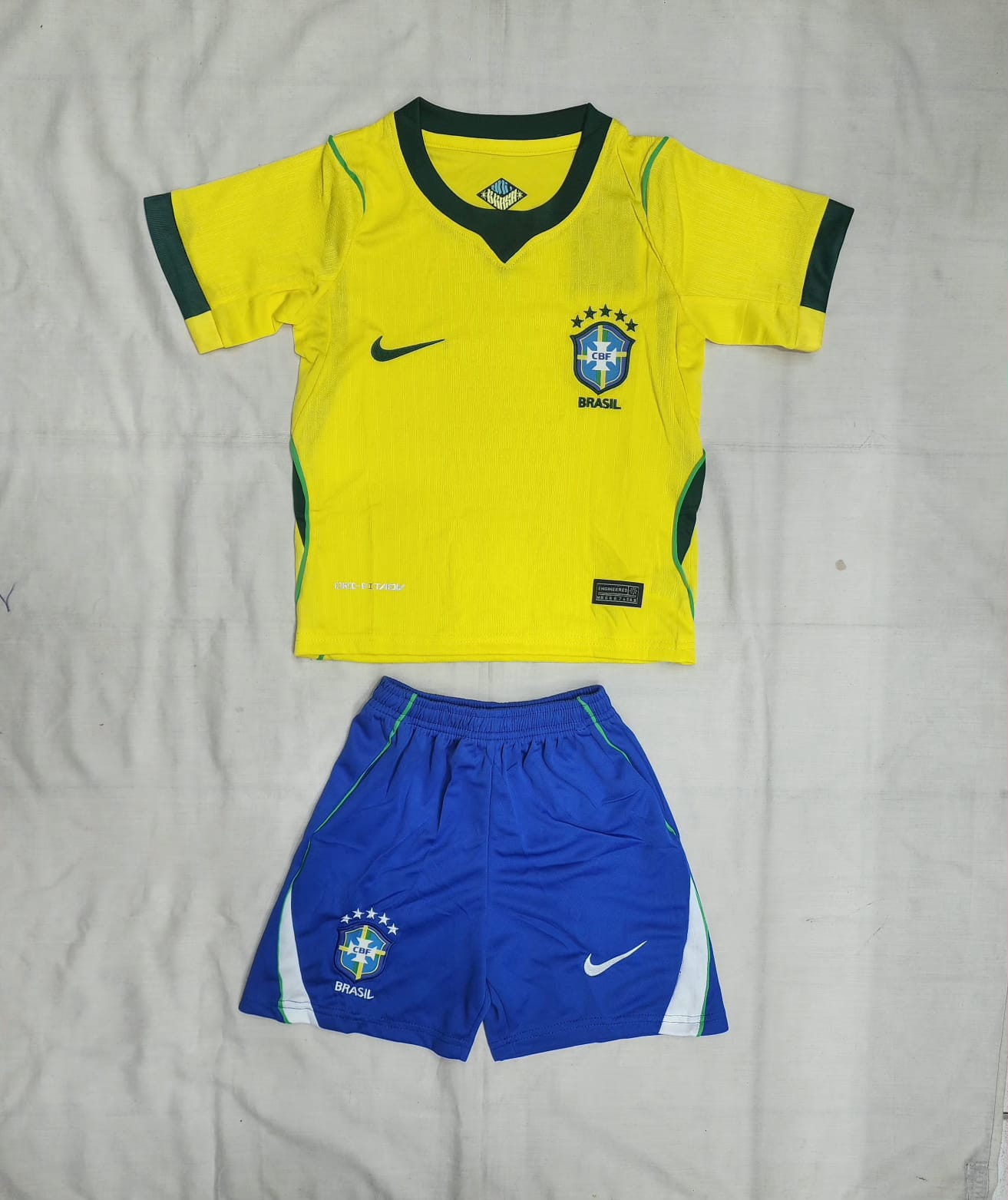Brazil Home Jersey 2026 (Kids FC Set)