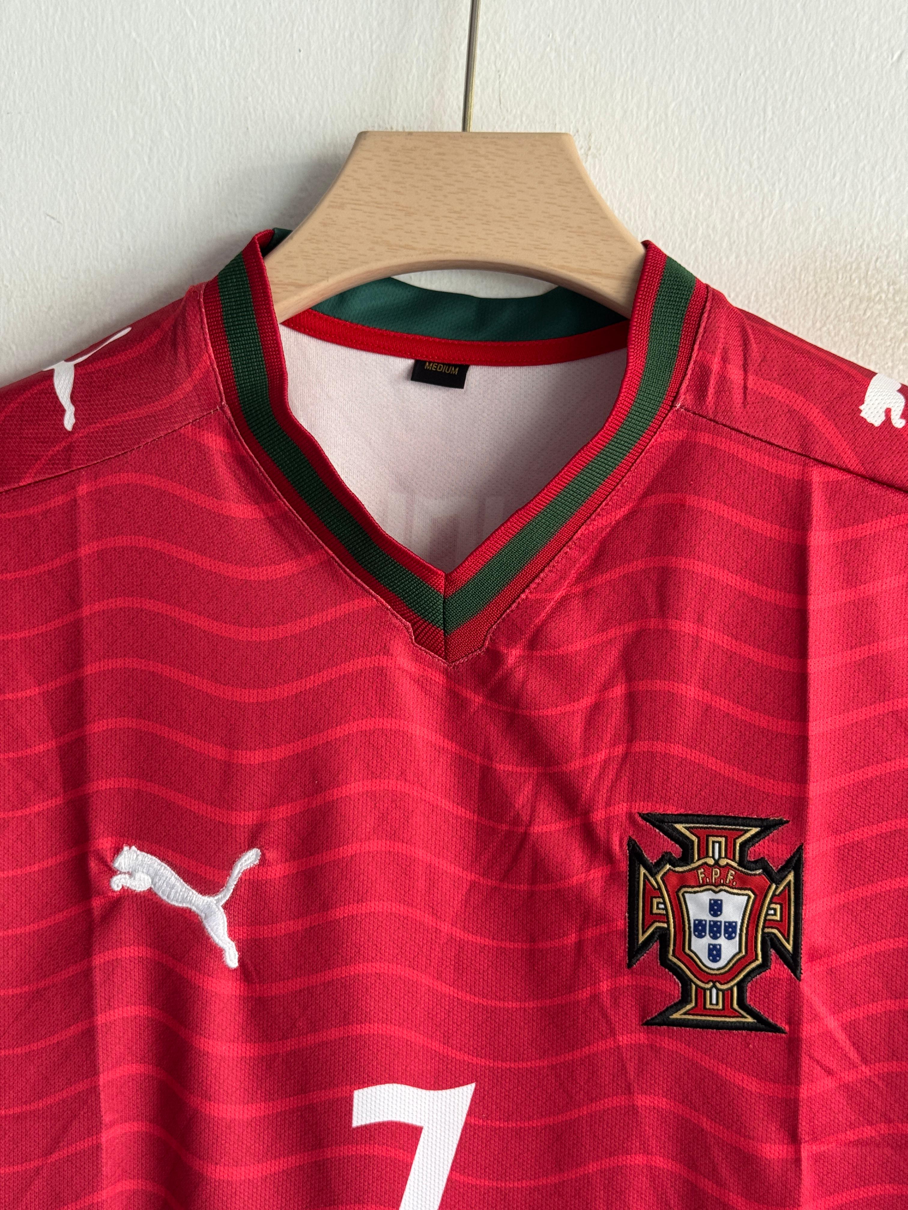 Portugal Home Jersey Ronaldo 7 Edition (Embroided)
