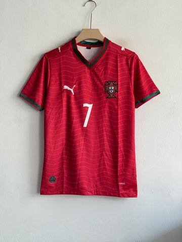 Portugal Home Jersey Ronaldo 7 Edition (Embroided)