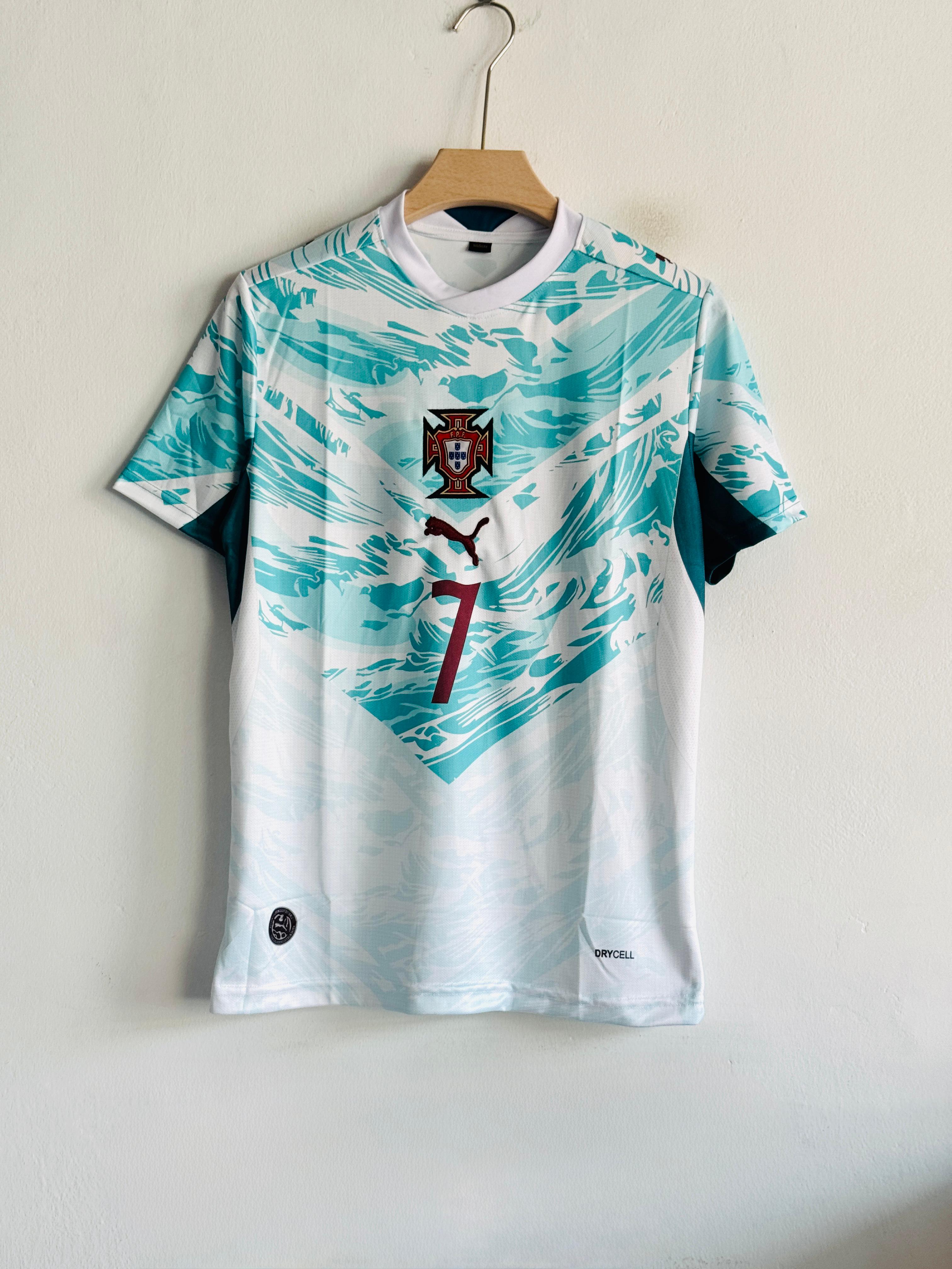 Portugal Away Jersey 2024/25 – Ronaldo #7 Edition (printed logos)