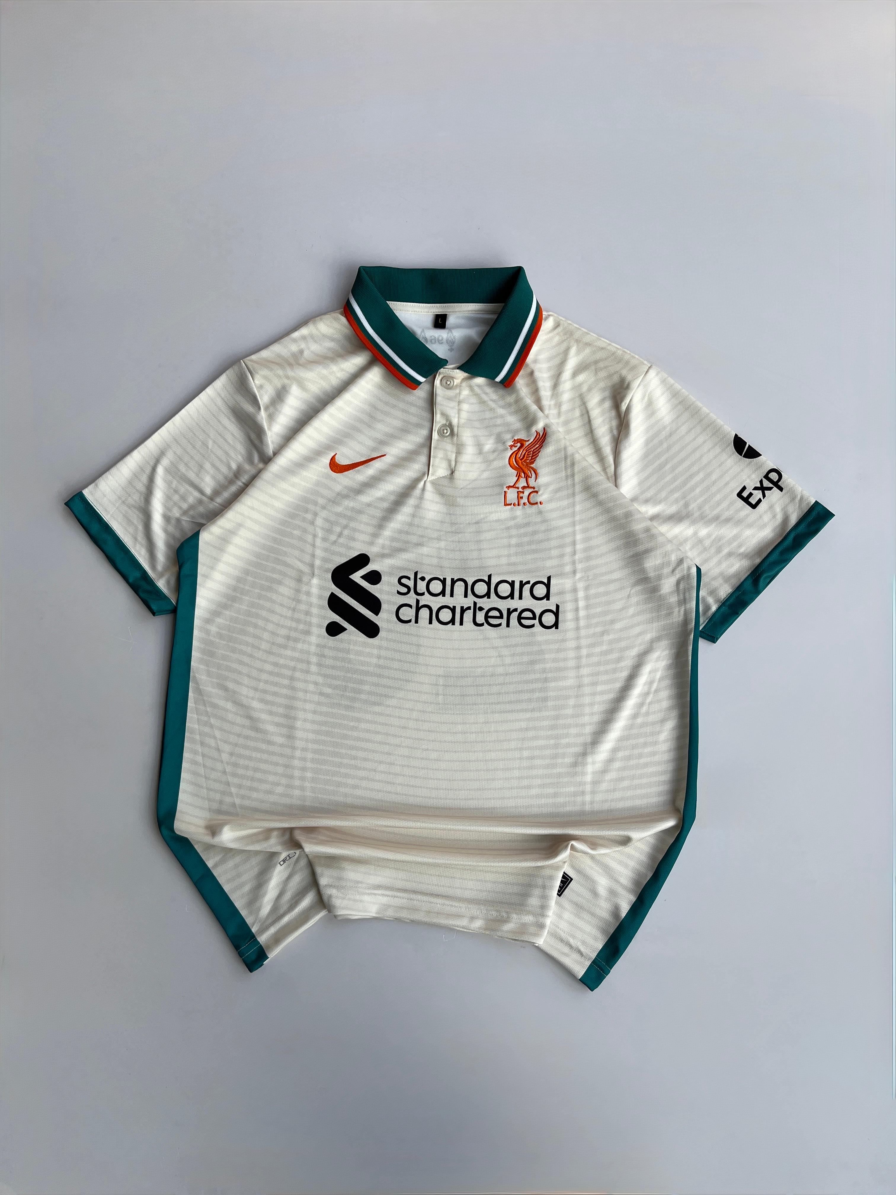 Liverpool 24/25 Away Jersey – Diogo Jota #20 🔥⚪ (Embroided) HALF SLEEVE