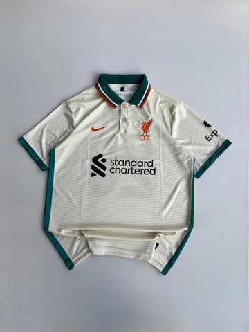 Liverpool 24/25 Away Jersey – Diogo Jota #20 🔥⚪ (Embroided) HALF SLEEVE