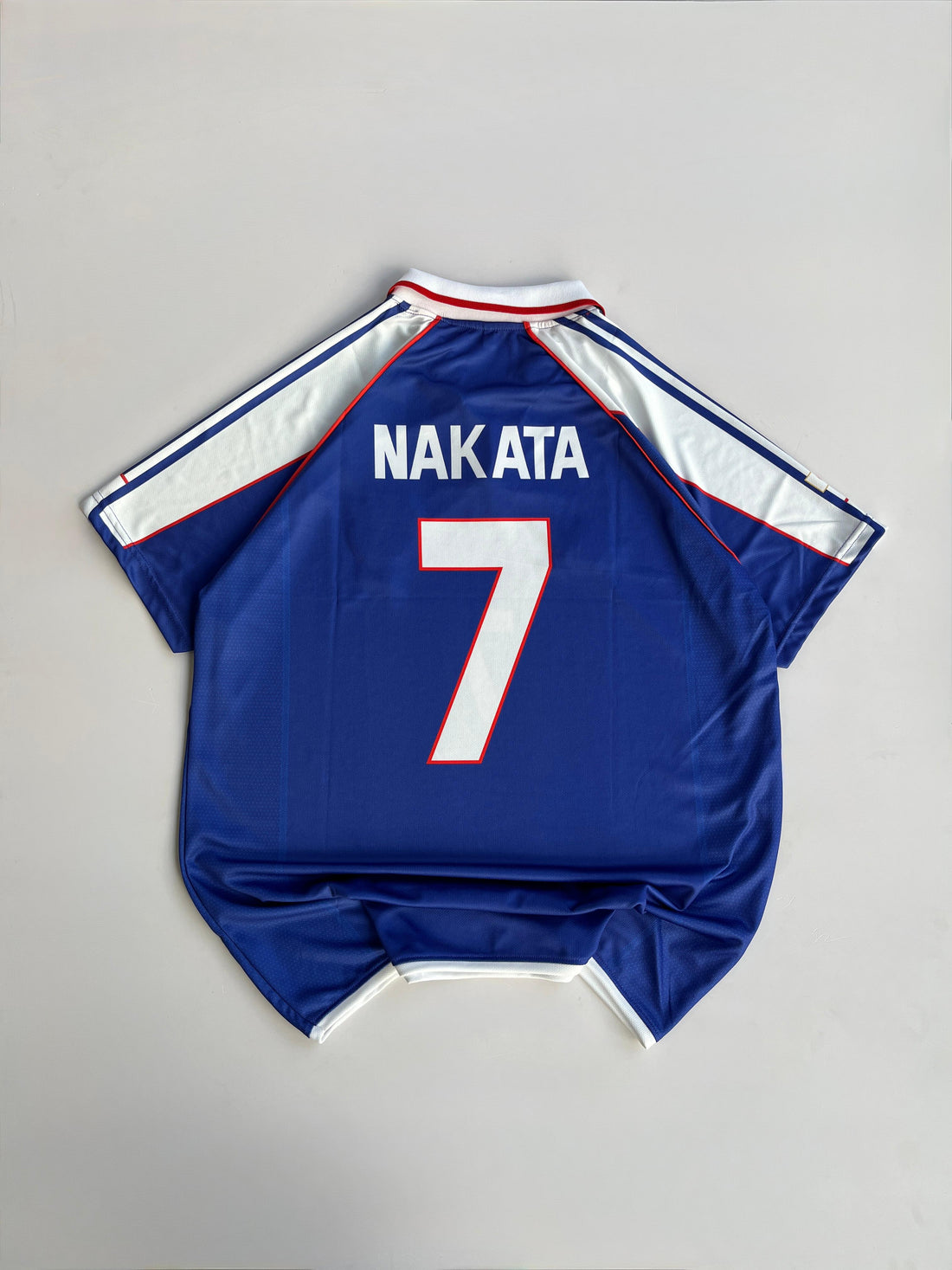 Japan Home Jersey – Hidetoshi Nakata #7🔵 (Embroided) FIVE SLEEVE