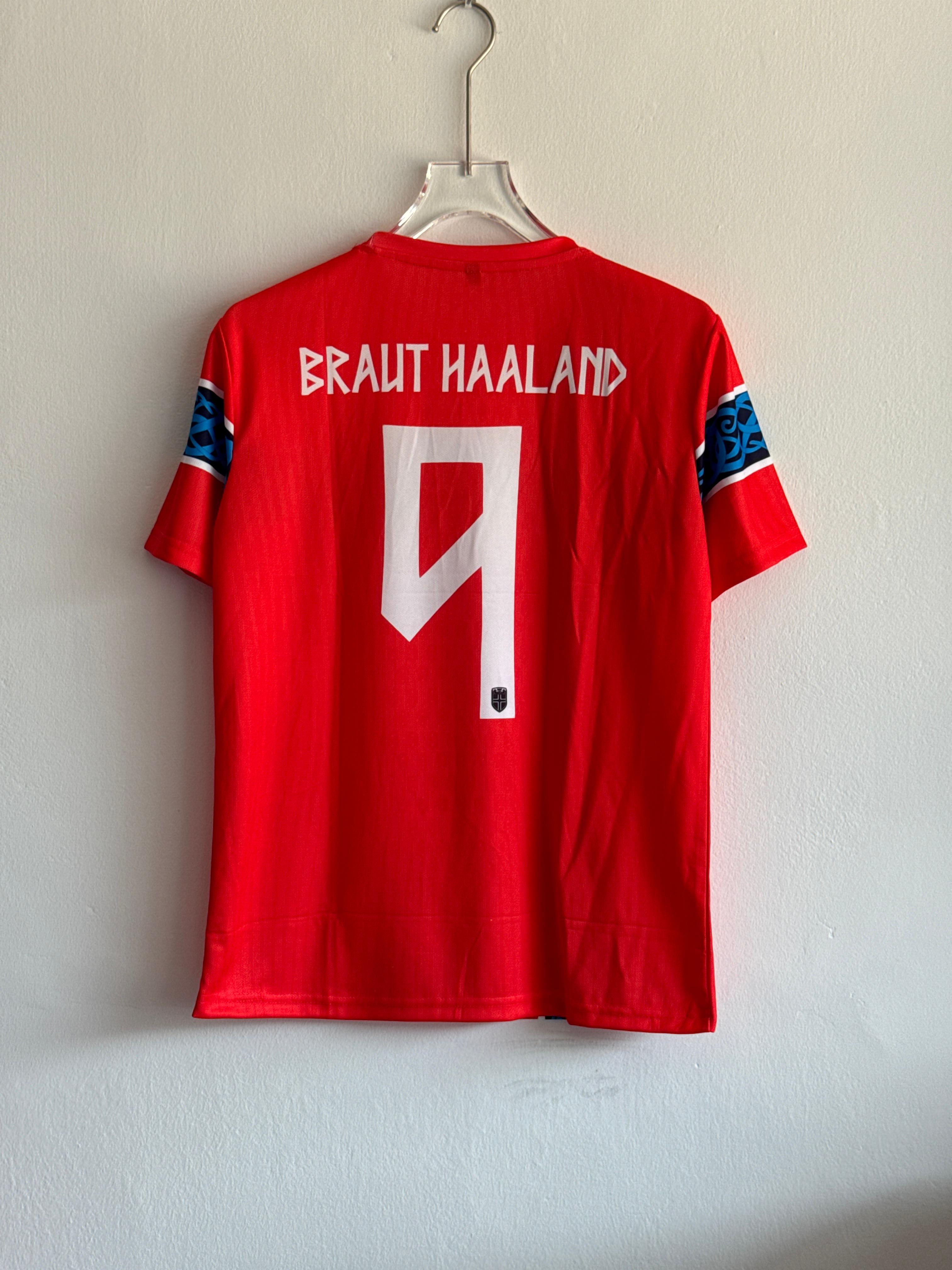Norway Haaland #9 Red Edition Football Jersey – Premium WC Version