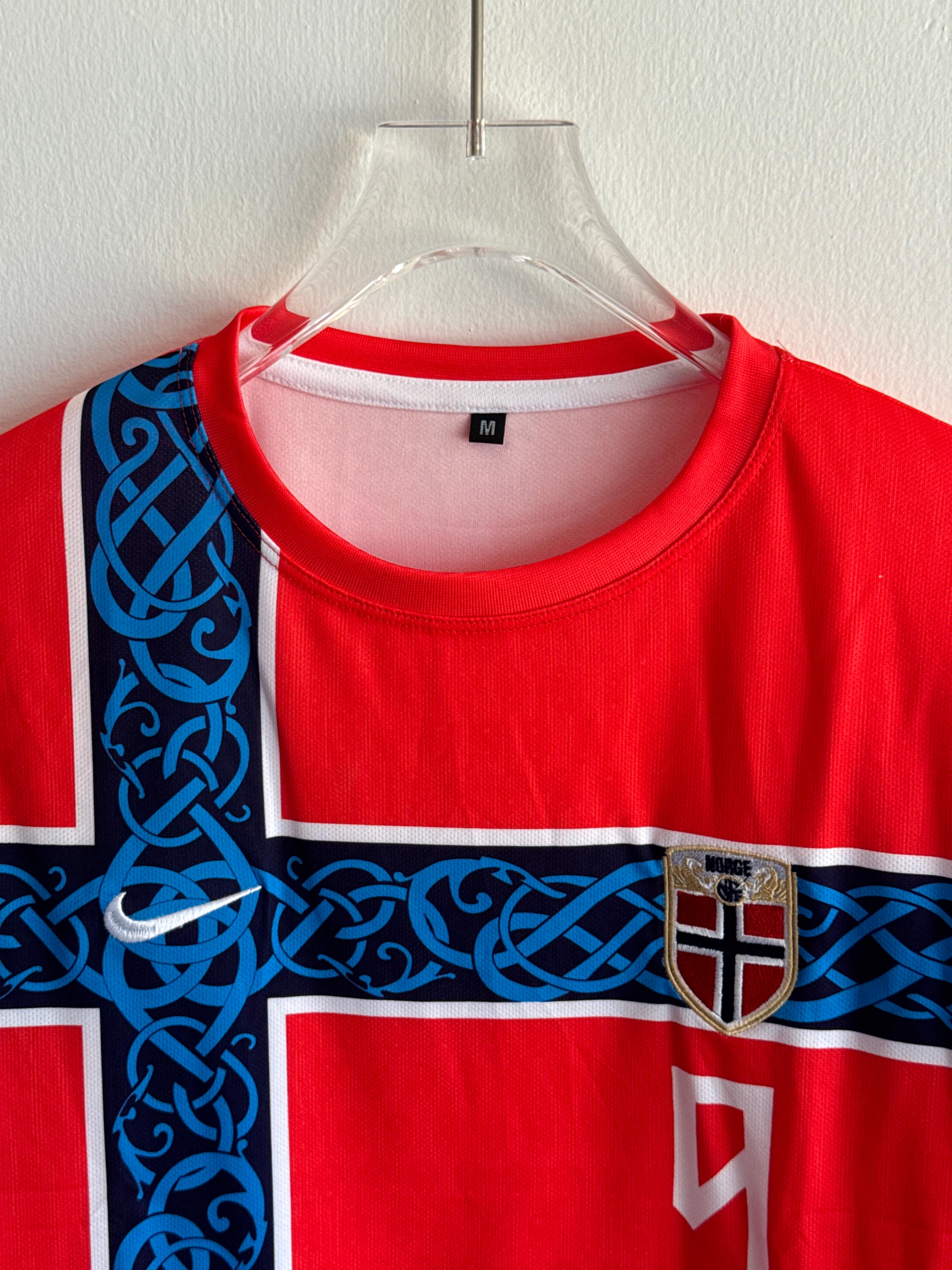 Norway Haaland #9 Red Edition Football Jersey – Premium WC Version