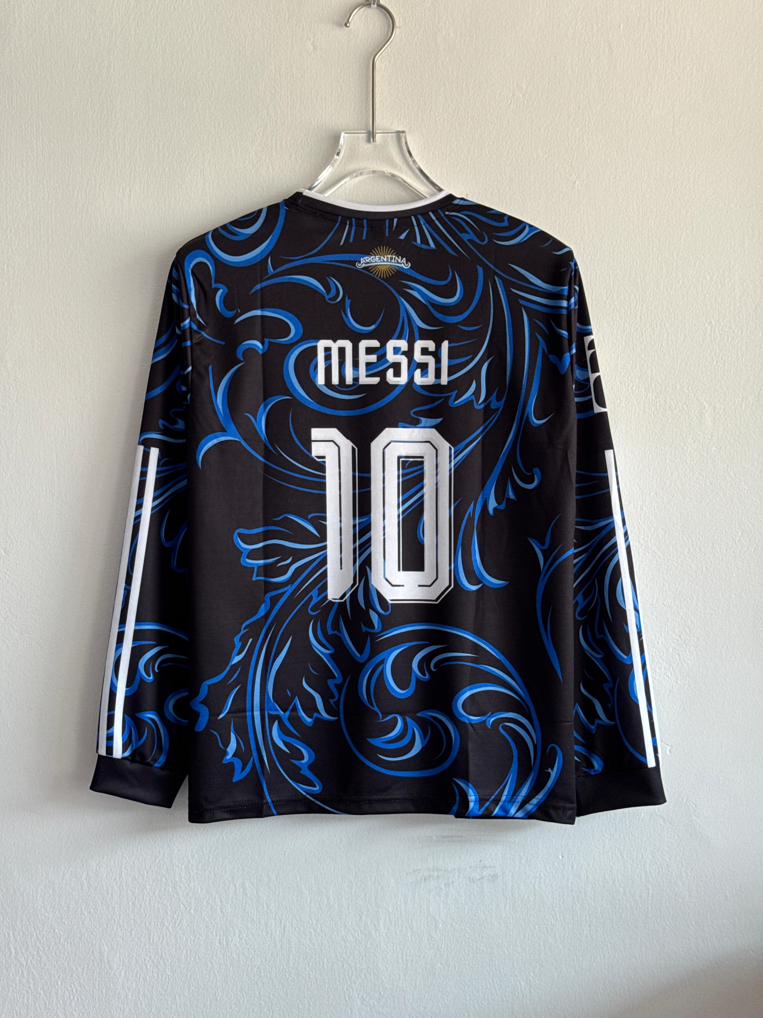 Argentina 2026 Edition Long Sleeve Jersey (Printed Logos)