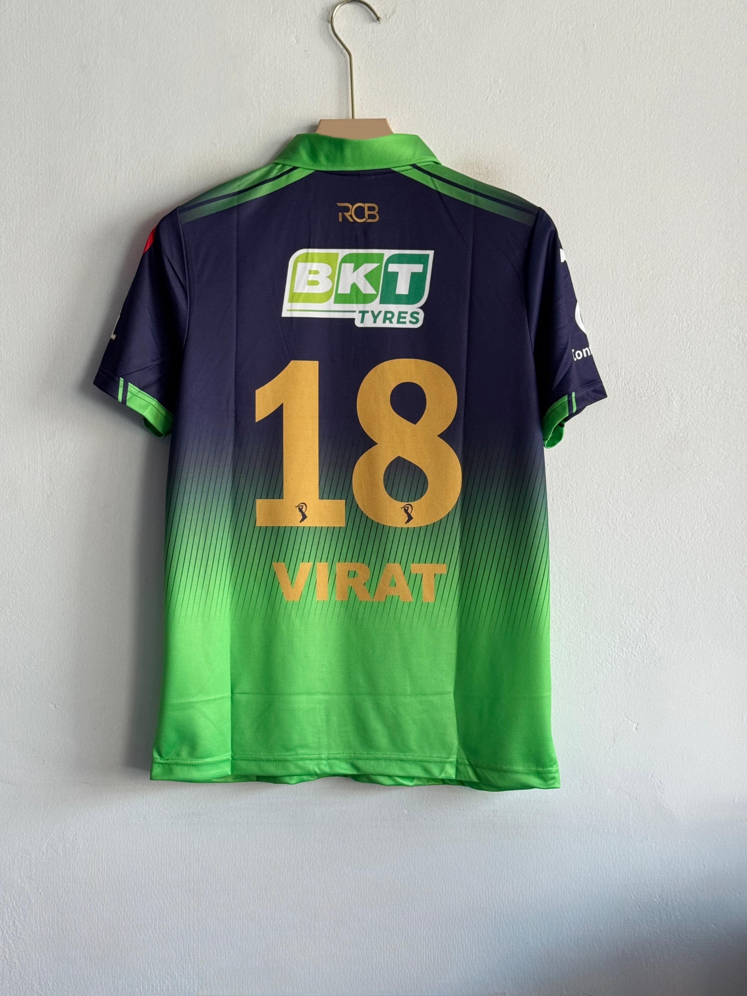 RCB Green VIRAT Edition Jersey 💚🔥(Printed logos)