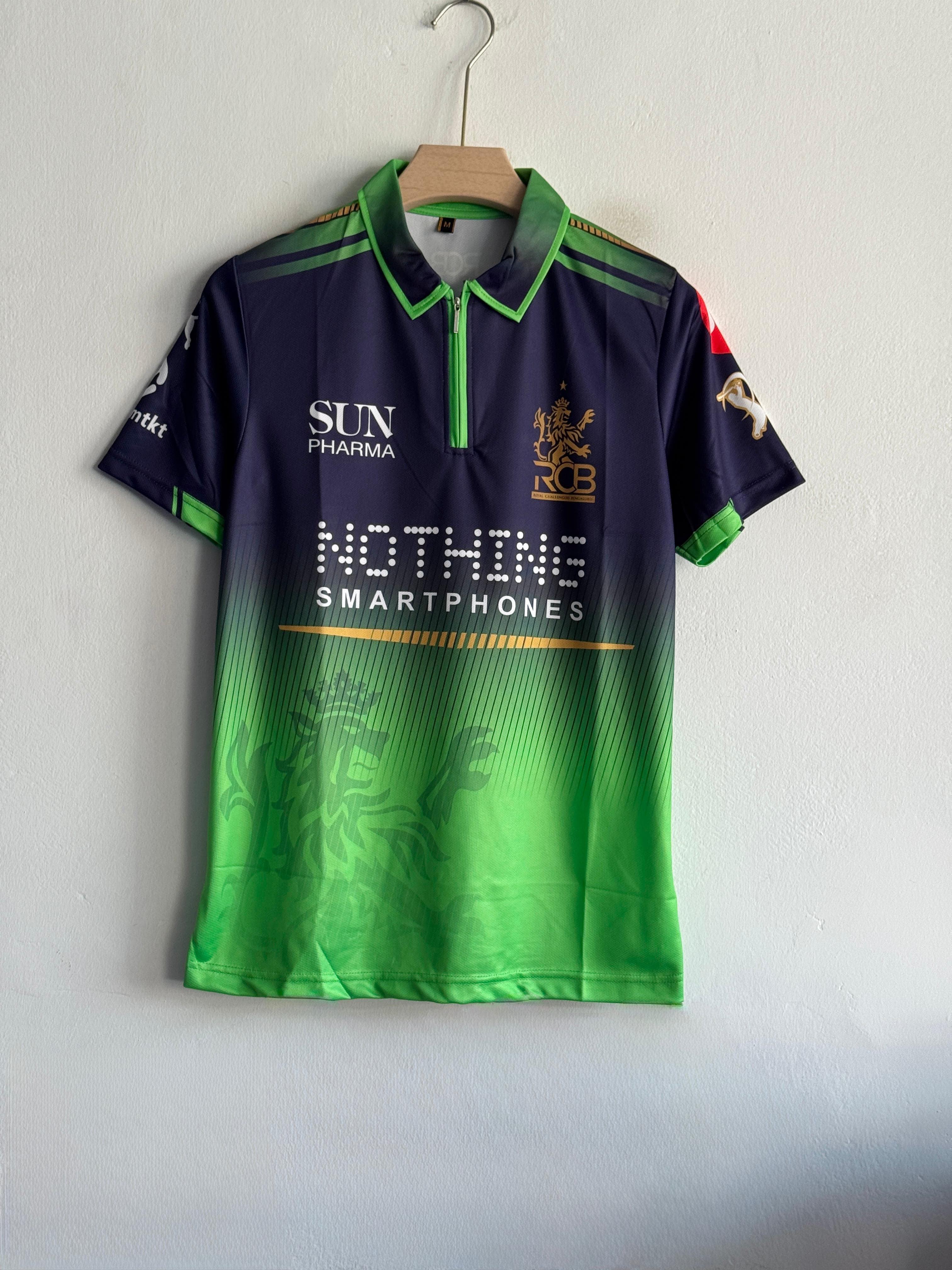RCB Green VIRAT Edition Jersey 💚🔥(Printed logos)