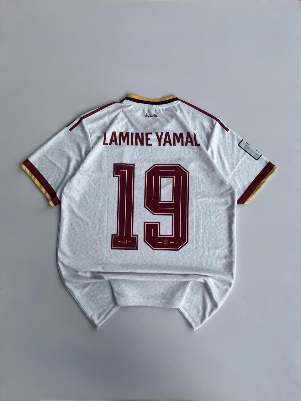2026 Spain WC Away Jersey-Embroided logos
