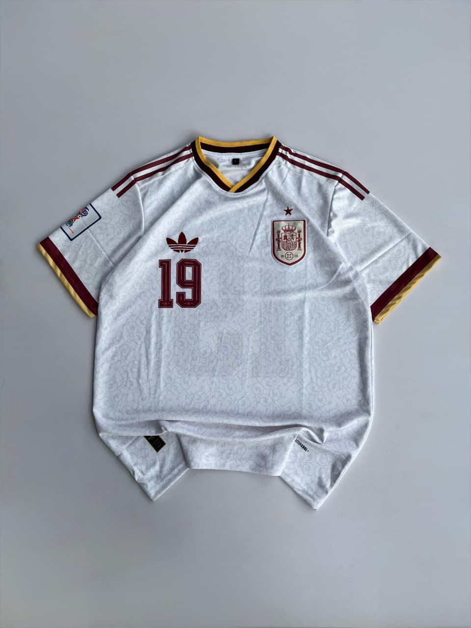 2026 Spain WC Away Jersey-Embroided logos
