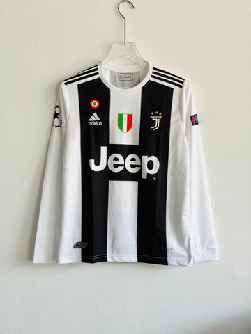 Juventus Home Full Sleeve Jersey 2018/19 – Ronaldo #7 (Embroidered)