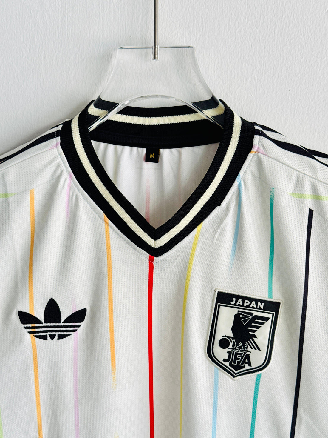 Japan Special Edition White Jersey – Retro Artistic Edition (Embroided logos)