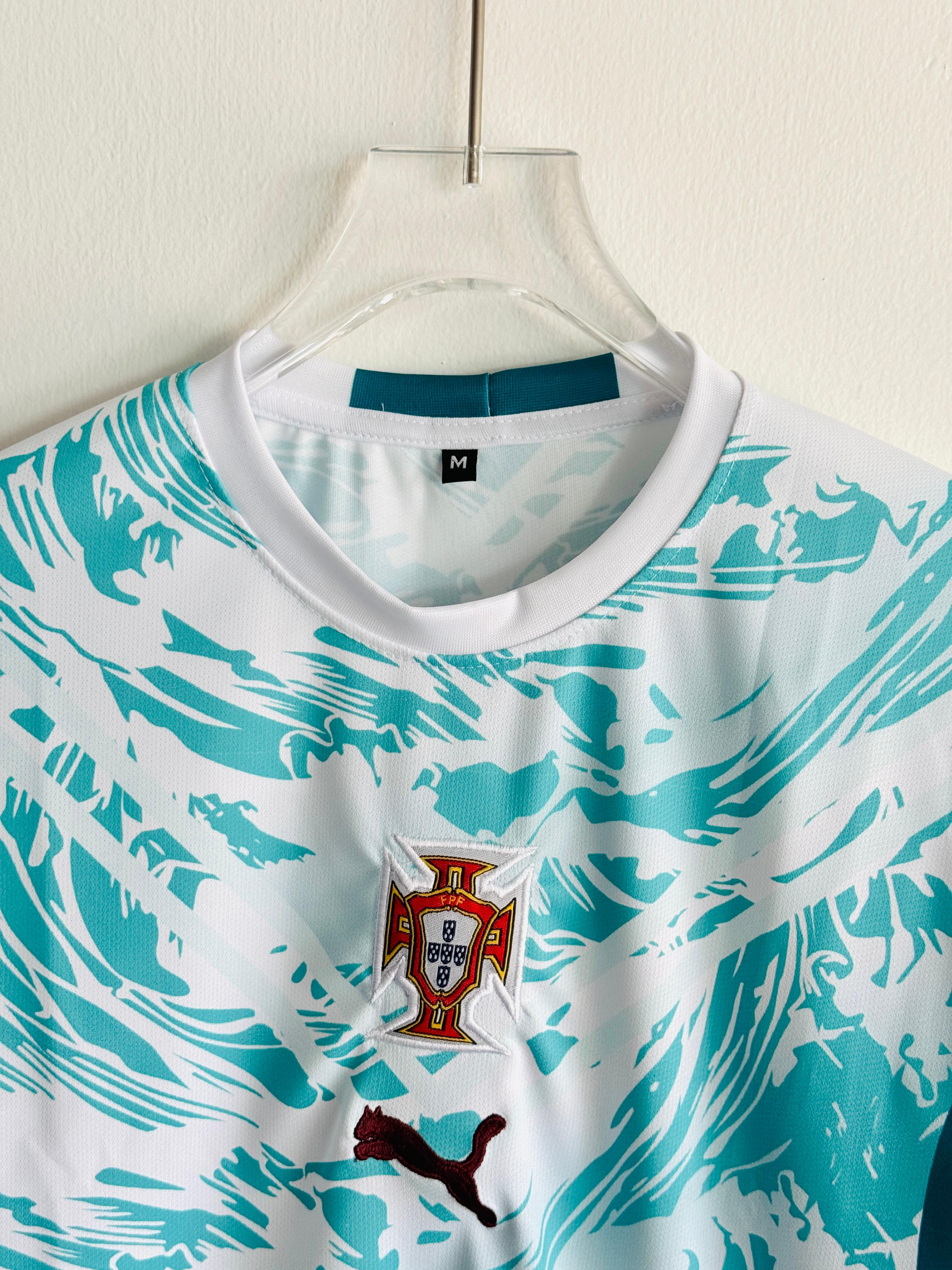 Portugal Long Sleeve Away Jersey – Ronaldo #7 (Embroided)