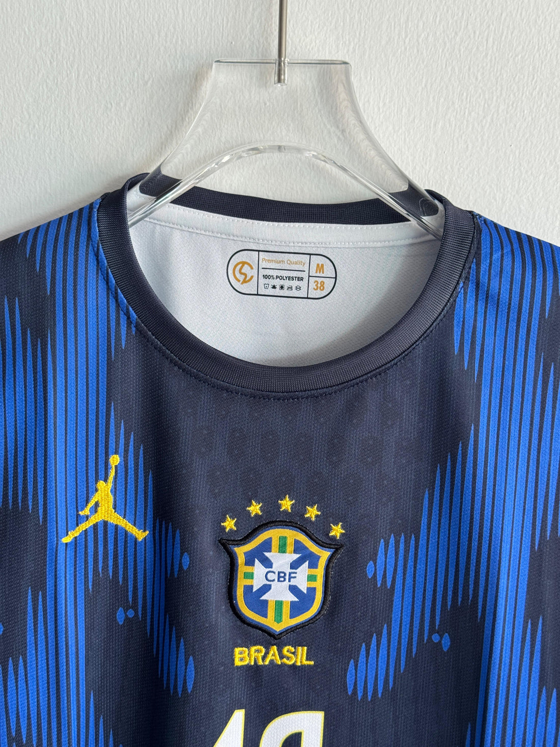Brazil Long Sleeve Away Jersey – Neymar Jr #10 (Embroided)