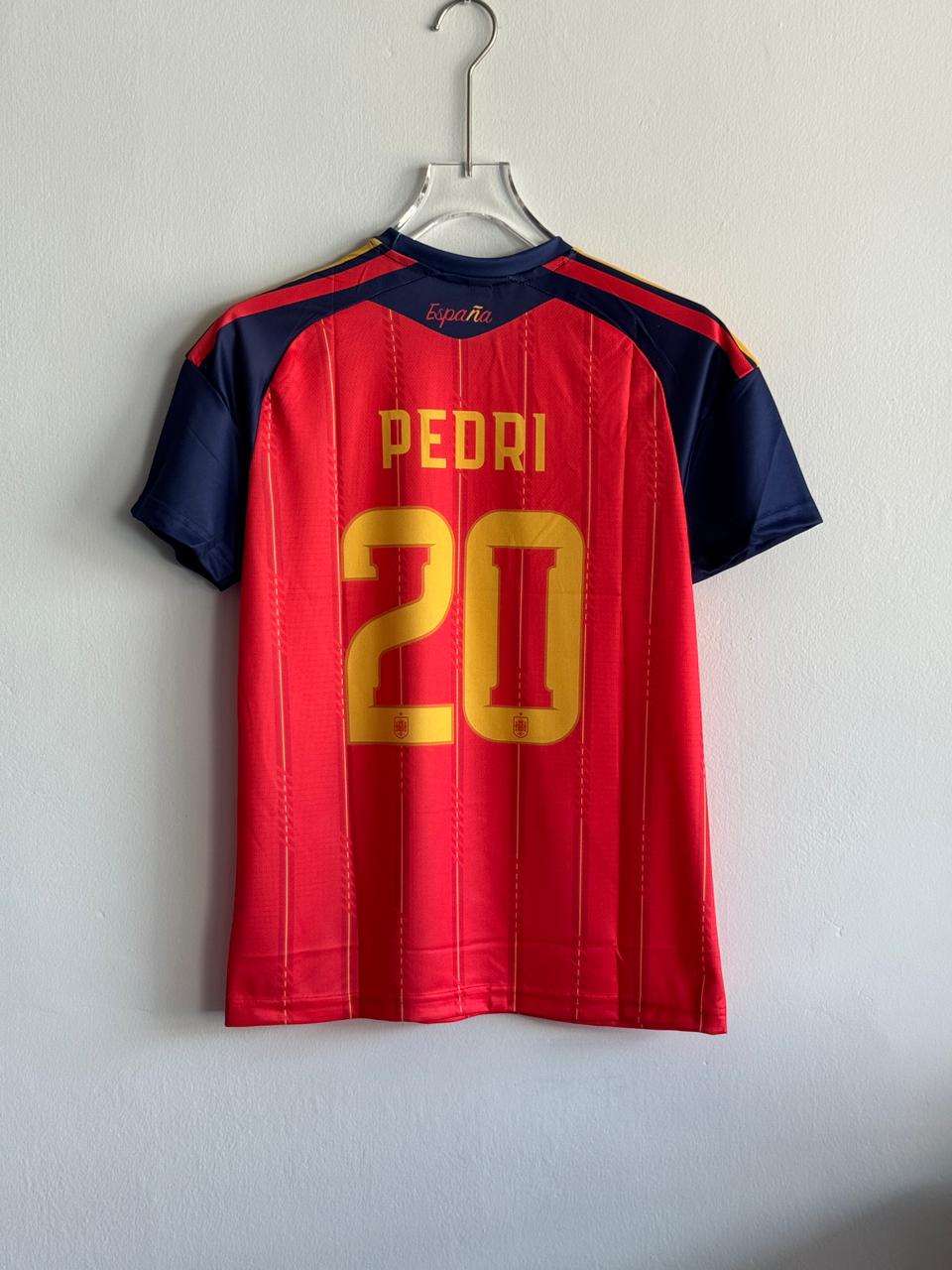 actSpain Home Jersey 2026 – Pedri #20 (Embroided)