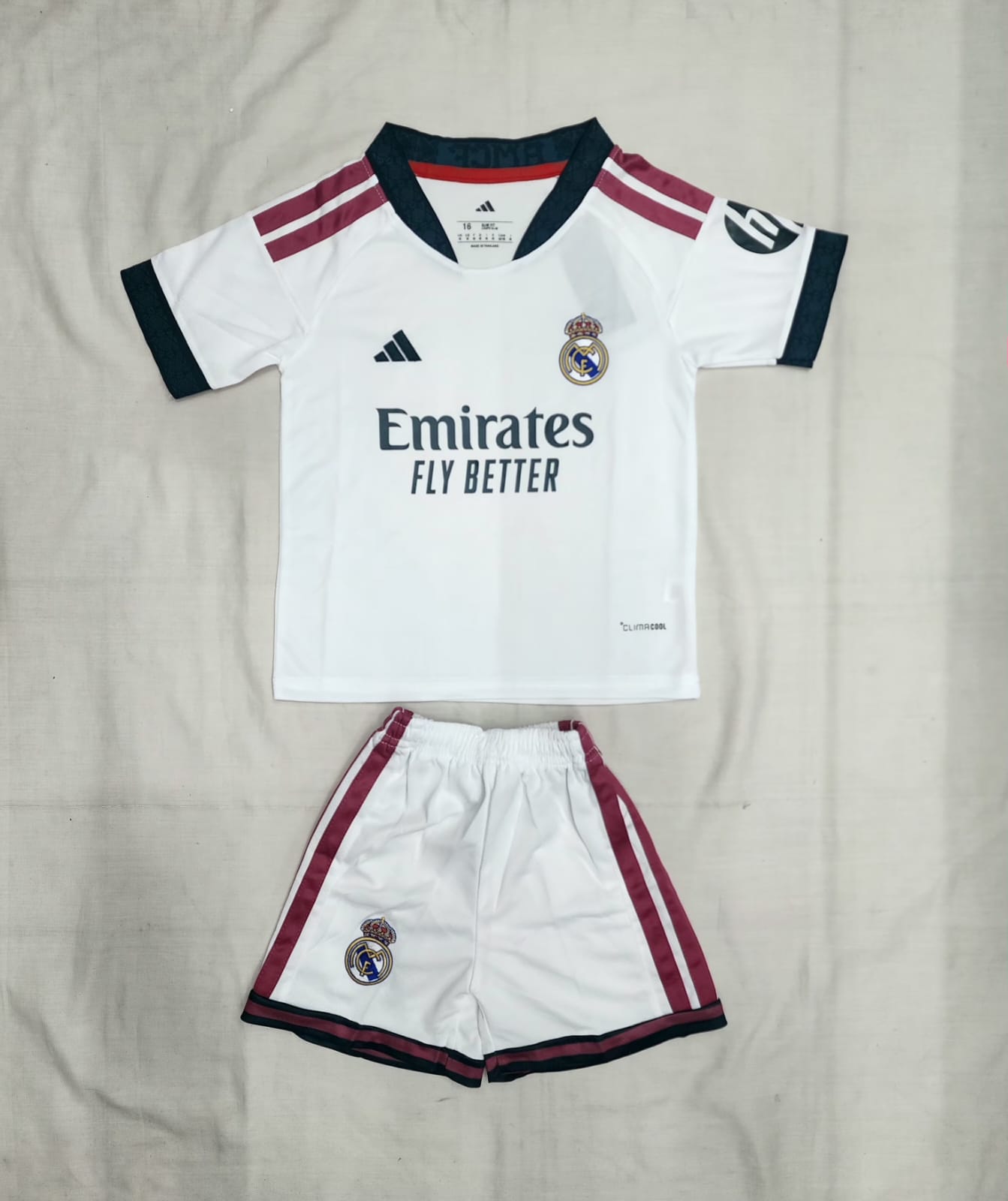 Real Madrid Home Jersey 2025/26 (Kids FC Set)