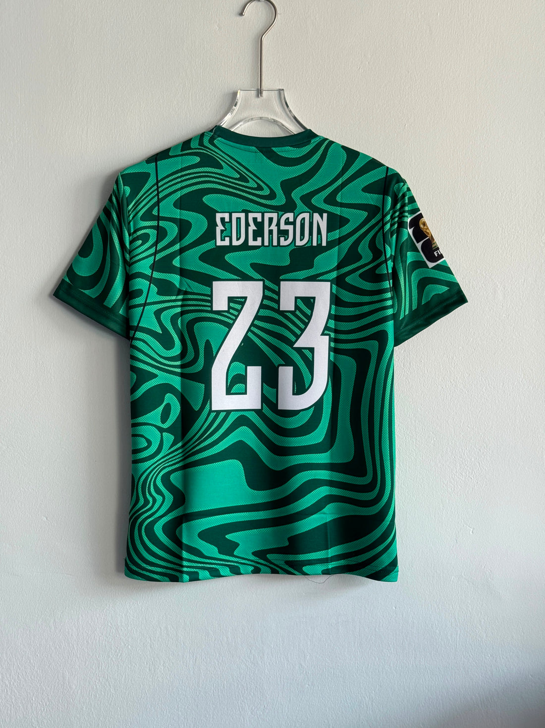 Brazil Goalkeeper Special Edition Ederson #23 Jersey (Printed Logos)