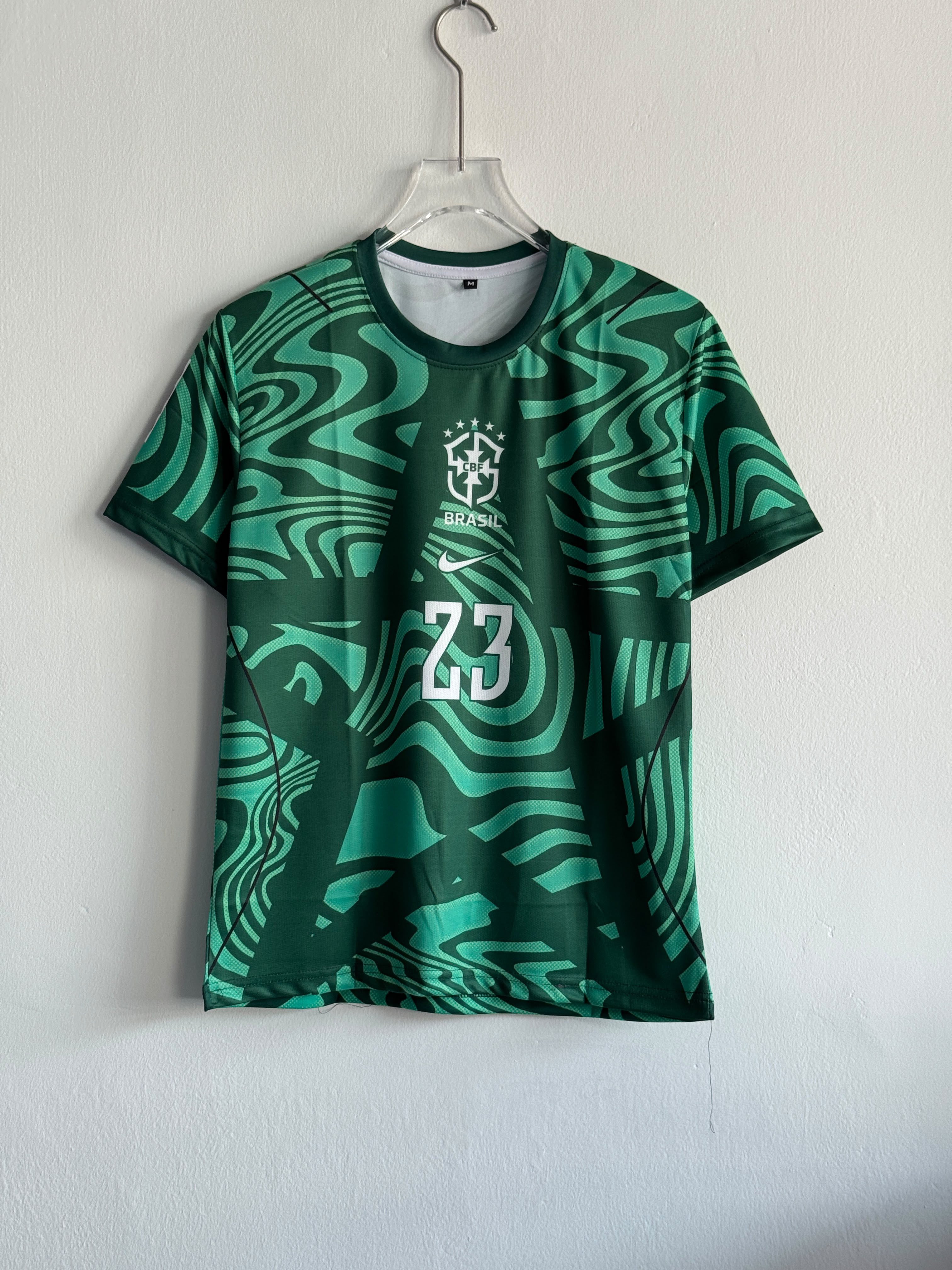 Brazil Goalkeeper Special Edition Ederson #23 Jersey (Printed Logos)