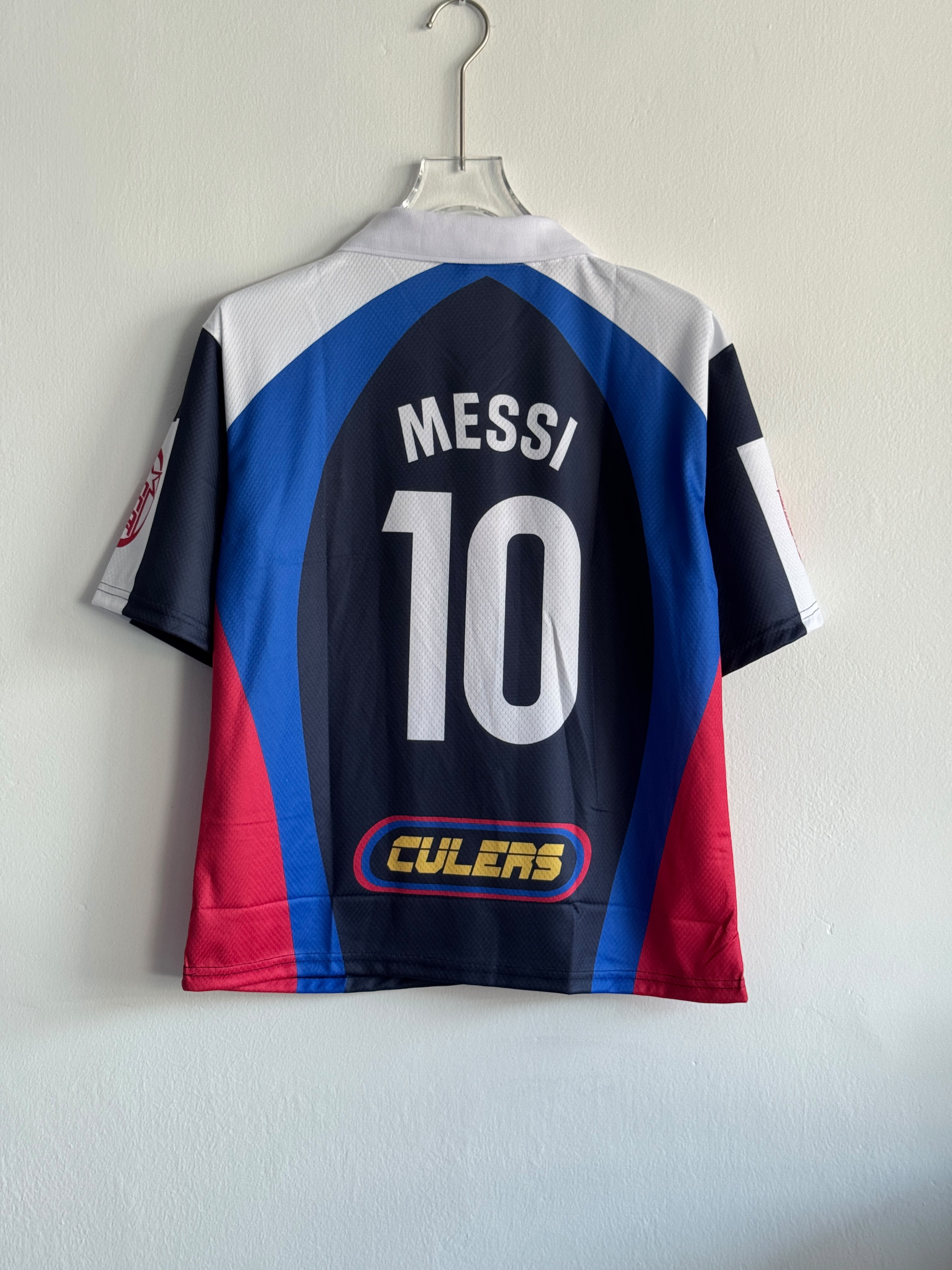 FC Barcelona Retro Black Edition Jersey (Printed Logos)