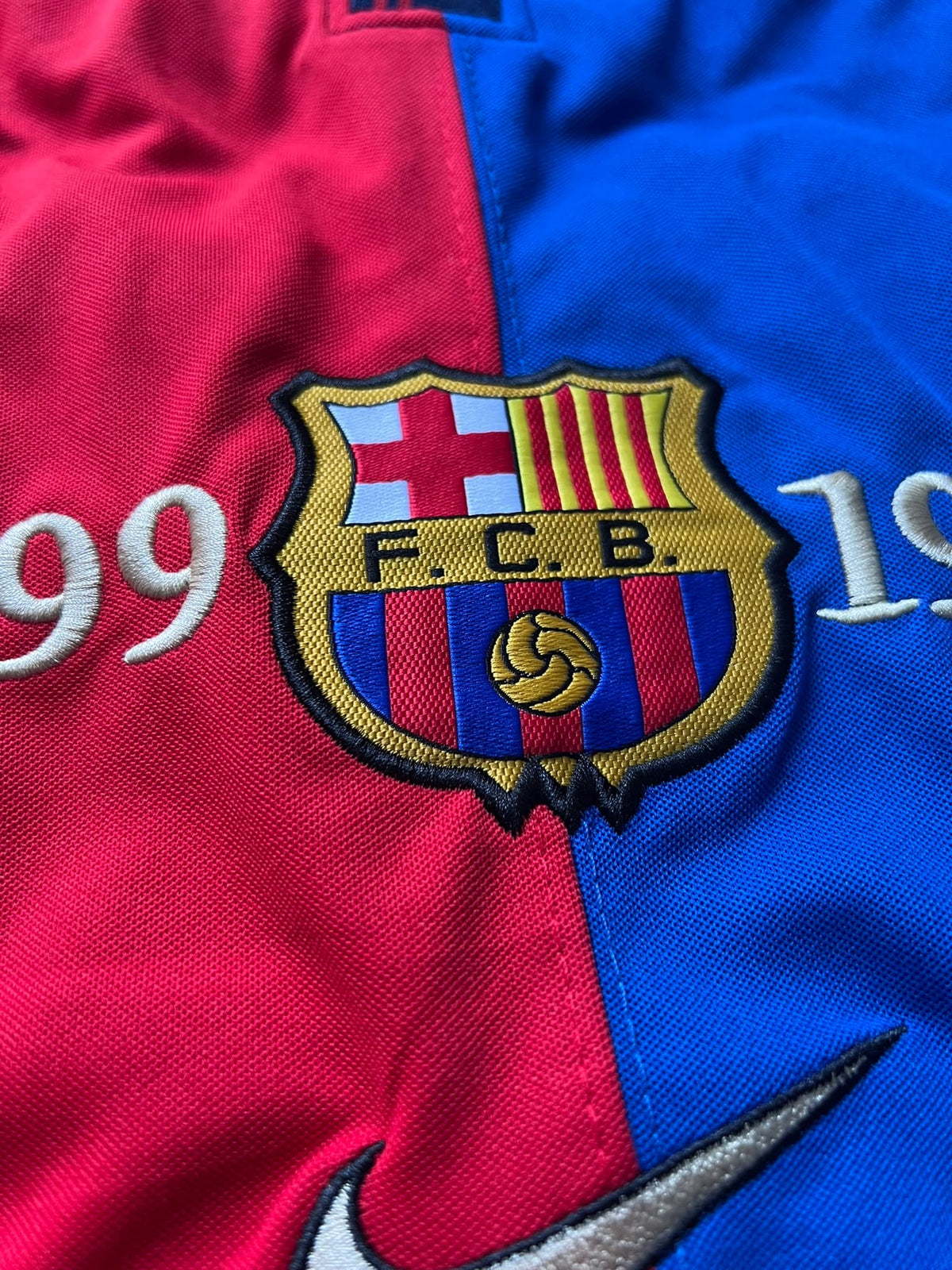 FC Barcelona 1999 Centenary Home Jersey (Retro Version)