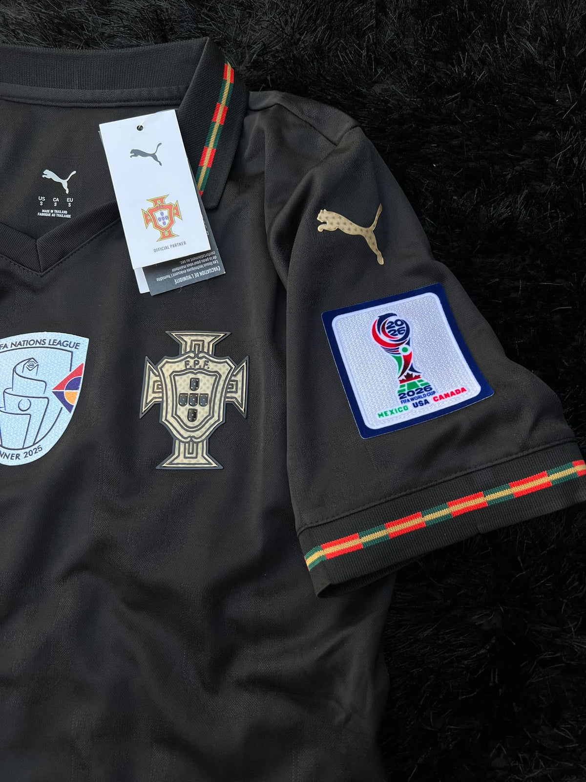 Portugal 2025 Black Special Edition Jersey (Player Version)